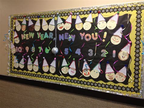 happy new year board ideas|bulletin board decoration ideas.